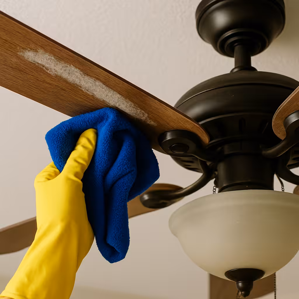 ceiling fan 15 Dirty Little Secrets Hiding in Your Home